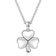 Yaoping Three Leaf Clover Pendant Necklace Ash Memorial Ashes Jewelry Souvenir
