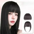 thumbnail image 3 of High Temperature Resistant Synthetic Hair Bangs - Natural Black, Light Brown, Dark Brown, Brown Black - Suitable for All Face Shapes, Easy to Style, Long-Lasting Volume, 3 of 10