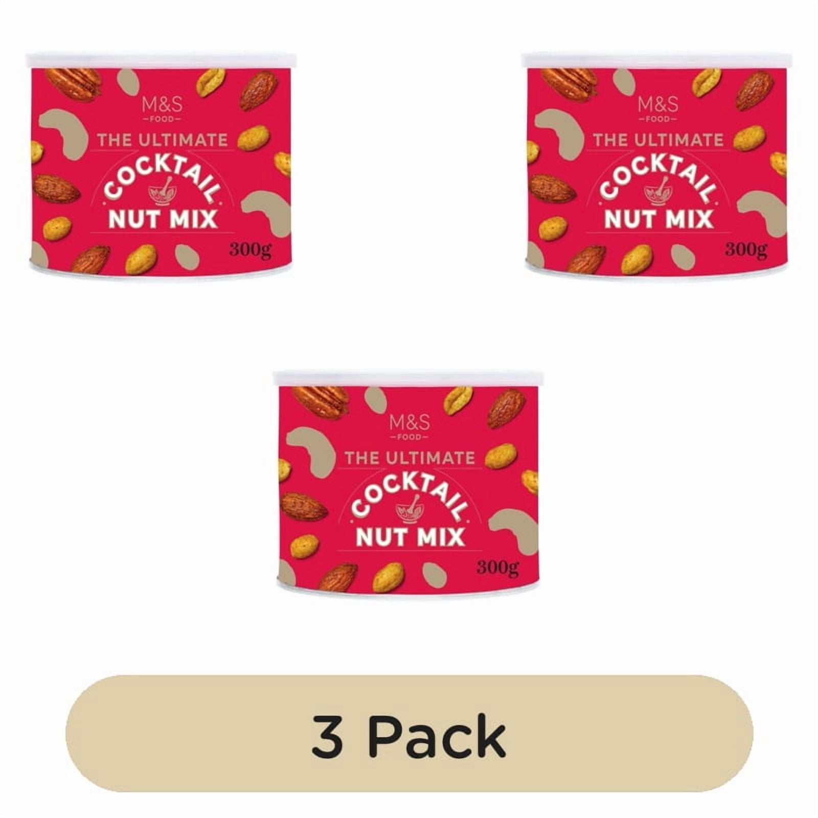 M&S The Ultimate Cocktail Nut Mix 300g, British Import (Pack of 3)