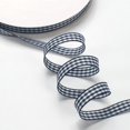 thumbnail image 3 of Black and White Thin Crafts Ribbon,QZS Reusable Gingham Ribbon for Wreath,147.6Ft Black and White Wrapping Decoration for Wedding,1Pack, 3 of 6