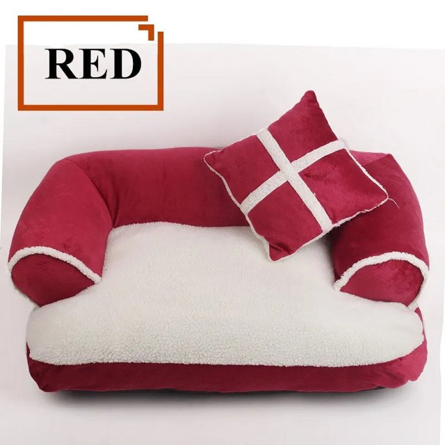Soft Dog Beds Cat Sofa Best Pet House For Small Medium Dogs Cats Nest Classic England Style Winter Warm Sleeping Bed Puppy Mat ShopWise Round