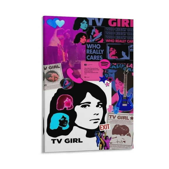 TV Girl Music Poster (4) Poster Decorative Painting Canvas Wall Art Living Room Posters Bedroom Painting