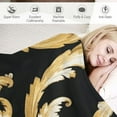 thumbnail image 3 of COMIO  Baroque Throw Blanket,Vintage Baroque Rococo Victorian Renaissance Style Pattern Thorw Blanket Soft Warm Decorative Blanket for Bed Couch Sofa Office Blanket, 3 of 6