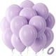 thumbnail image 1 of Globos de fiesta de látex Bezente, color morado pastel, 30 cm, paquete de 100, 1 of 7