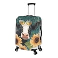 thumbnail image 2 of HELLHERO Vintage Cow Heart Sunglasses Baggage Protective Sleeve for Couple, Polyester Spandex Anti Fade Breathable Luggage Cover All Size, 2 of 7