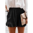 thumbnail image 4 of Shorts en Lin et Coton pour Femmes Rouille Rouge/noir/gris avec Poches, 4 of 6
