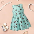thumbnail image 2 of Robe Petite Fille Sans Manches Ligne A Robes Soleil Robe Chic Robe Dessin Animé pour Filles Robes de Thé pour Filles, 2 of 5