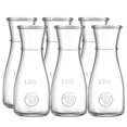 thumbnail image 2 of Kitchen Lux - Set of 6 - Glass Carafe,  Pitchers for Drinks, Juice, Water, Milk Wine 500ml, 2 of 9