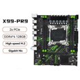 thumbnail image 2 of X99 PR9 Motherboard Support LGA 2011-3 Intel Xeon E5 V3 and V4 CPU DDR4 PC Laptop Computer Motherboa, 2 of 5