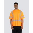 thumbnail image 3 of Forcefield T-Shirt Technique Ultra-Doux à Manches Courtes Col Rond Orange Haute Visibilité, 3 of 7
