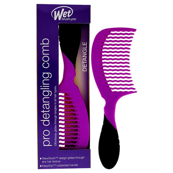 Wet Brush Pro Detangling Comb Purple Model# 0620WPURPNW