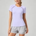 thumbnail image 2 of Active Tops Women Performance Short Sleeve Tee for ActiveLifestyle Breathable Everyday Workout Top Women’s Sportswear Multicolor XXL, 2 of 6