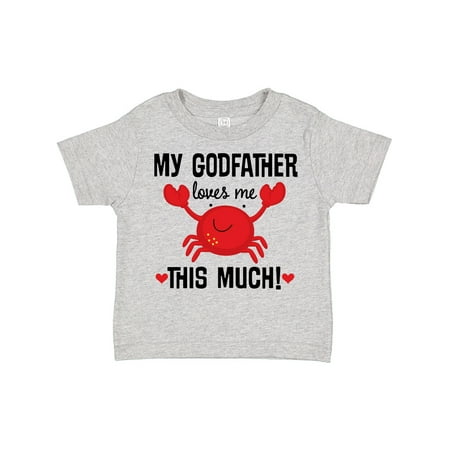 

Inktastic Godson My Godfather Loves Me Gift Toddler Boy or Toddler Girl T-Shirt