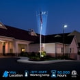 thumbnail image 3 of 3CCT Commercial LED Bullet Flood Lights, 20W/30W/40W, 4880LM, Dusk to Dawn, 22° Beam Angle, Knuckle Mount, Weatherproof, 100-277V, ETL Listed, 3 of 8
