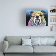 thumbnail image 2 of Trademark Fine Art Dean Russo The Bulldog Canvas Wall Art - 14x19, 2 of 5