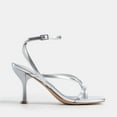 thumbnail image 2 of DREAM PAIRS Women's Strappy Kitten Heels Lace Up Open Square Toe Thong Ankle Strap Sandals Dressy Sexy Sylvestra Heeled Shoes for Party Wedding Evening, 2 of 8