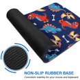 thumbnail image 6 of Long Mouse Pads for Desk,DarkBlue Dinosaurs Bones Pattern Desk Mats on Top Of Desks, Desk Mouse Pad Extra Large with 3mm Non-Slip Base and Stitched Edge for Gaming,Office,Work,Home 31.5"x11.8", 6 of 6