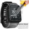 thumbnail image 3 of Protector de pantalla compatible con Garmin Forerunner 35, paquete de 3 películas de vidrio templado antiarañazos de alta definición de cobertura completa para reloj inteligente Namotu CZDZ-HY165, 3 of 7