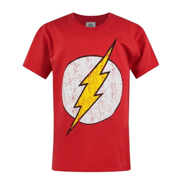 Flash Officiel Garçons en Détresse Logo T-Shirt