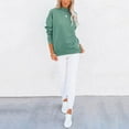 thumbnail image 4 of Sweat-shirt Décontracté à Manches Longues pour Femmes Pull à Col Roulé Léger avec Poche, 4 of 6