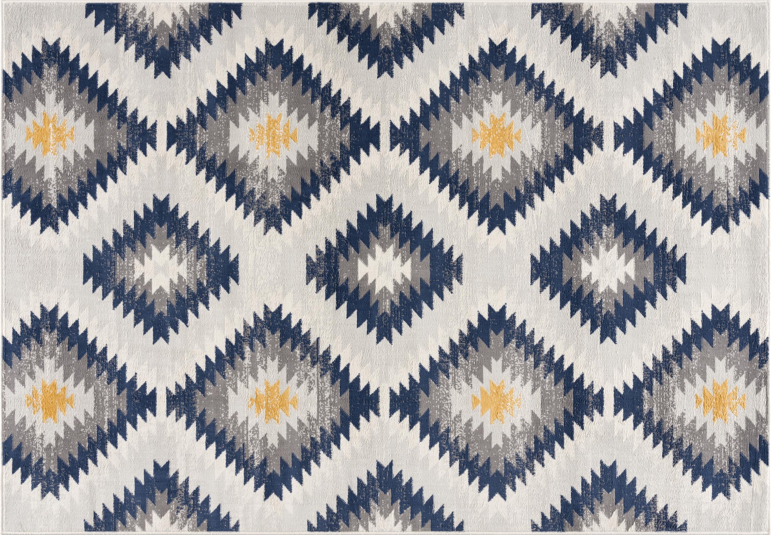 Rug Branch Savannah Collection Modern Ikat Area Rug