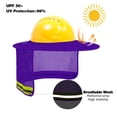 thumbnail image 2 of Sombrilla para sol LIZMOF de alta visibilidad, color morado, paquete de 2 unidades, 2 of 5