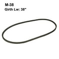 thumbnail image 3 of Uxcell M-38 Drive V-Belt Industrial Power Rubber Transmission Belt, 3 of 5