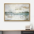 thumbnail image 3 of wall26 Framed Canvas Print Wall Art Teal Gray Grunge Paint Stroke Landscape Abstract Shapes Illustrations Minimal Decorative Contemporary Multicolor for Living Room, Bedroom, Office - 24"x36&quo, 3 of 5