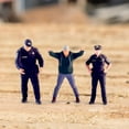 thumbnail image 1 of Figuras de Policías y Ladrones 3x 1/64 Hugo, 1 of 10