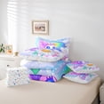 thumbnail image 6 of Castle Fairy Cute Butterfly Bedding Comforter Set,Kawaii Floral Daisy Queen Bedding Sets, 6 of 8