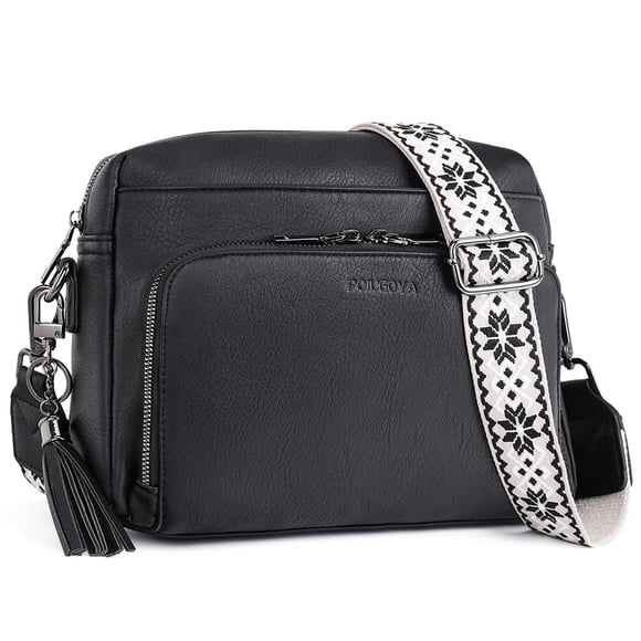 Bandolera POIUGOYA de cuero vegano de moda para mujer