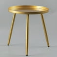 thumbnail image 2 of Side Tables for Small Spaces,Side Tables Living Room,Accent Table Cheap Small End Table Metal Bedside Table for Bedroom, Gold by AOJEZOR, 2 of 2