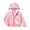 Pink, variant on Younger Tree Baby Girl Hoodie Clothes Fall Winter Long Sleeve Zip Fleece Jacket Coat with Pocket for 4-5T