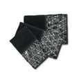 thumbnail image 4 of Bath Accessory 7PC Curtain Sets Curtain & Hooks, 3PC Towel Set, Contour, Mat Rug (Black), 4 of 6