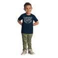 thumbnail image 3 of US Air Force Vintage Banner Logo Toddler Boy Girl T Shirt Infant Toddler Brisco Brands 6M, 3 of 6