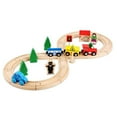thumbnail image 5 of Remote Electric Small Locomotive Wooden Railway Train Educational Rail Train, 5 of 5