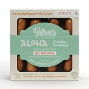Gilbert's Aloha Pineapple Ginger Chicken Sausage, 4 Links, 10 oz