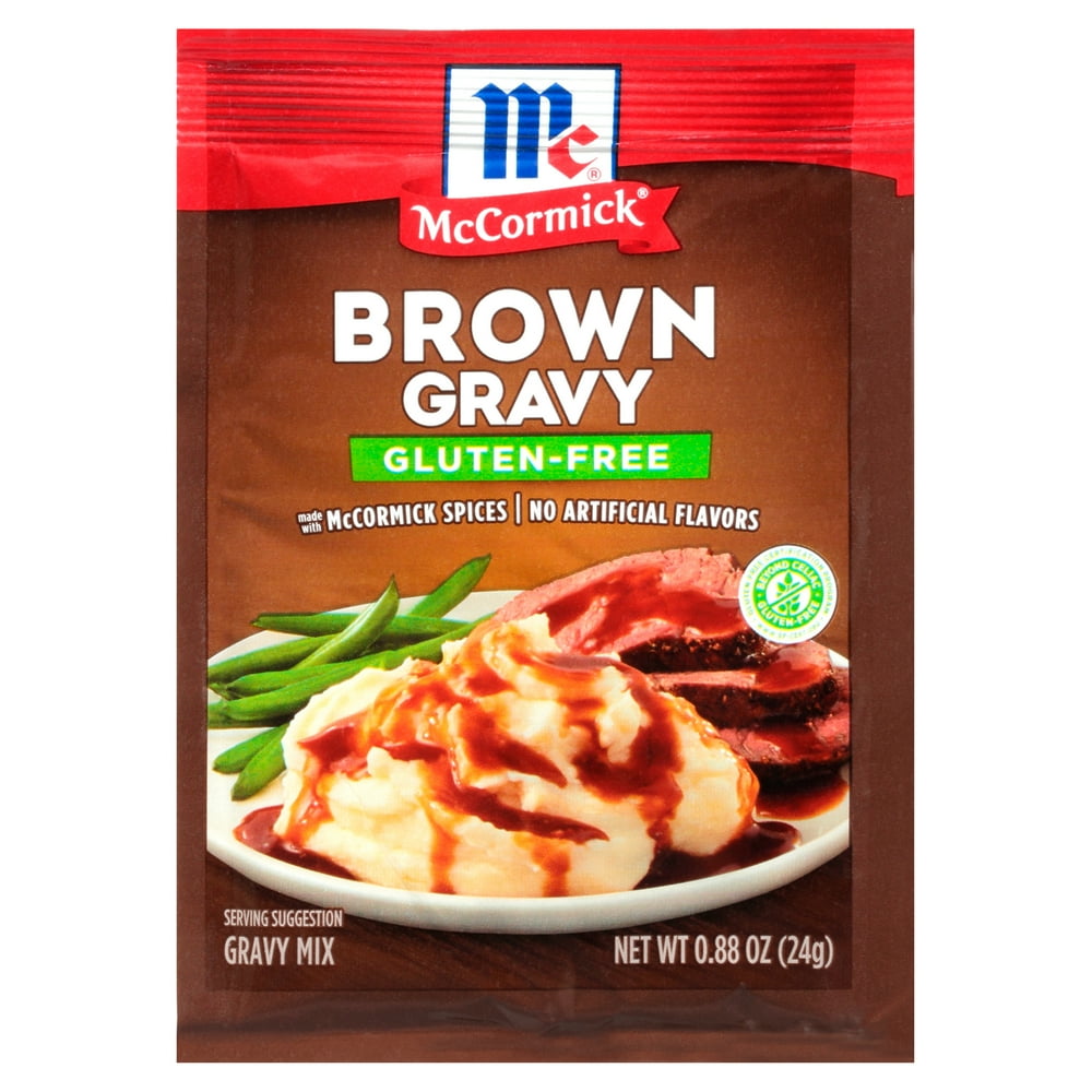 McCormick Gluten Free Brown Gravy Mix, 0.88 oz