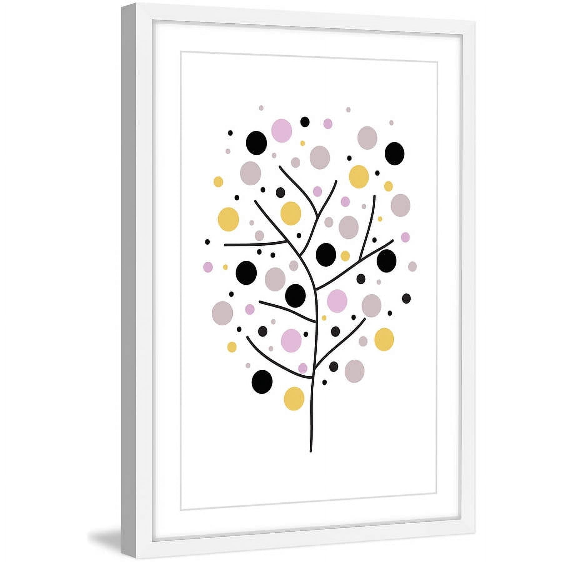 Marmont Hill "Spotted Tree" by Katarina Snygg Framed Painting Print