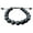 Black Labradorite, variant on 10 Pcs Black Lava Gemstone Round Bead Adjustable Bracelet 10mm, Genuine Crystal Bead Bracelet, Gift for Men & Women (Black Lava)