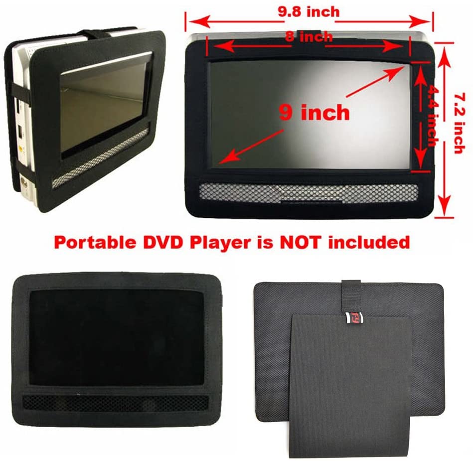 TFY MountDVD9 Car Headrest Mount for 9Inch Swivel and Flip Style