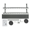 thumbnail image 5 of 12 Tier Wall Mounted Ribbon Rack for Craft Room Ribbon Organizer Rack Wrapping Paper Ribbon Holder Organizer Rack for Craft Room, Cake Shop, Flower Shop Black, 5 of 27