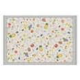 thumbnail image 2 of 6 Pieces Place Mat Linen Durable Table Placemats Summer Fruits Place Mats for Outdoor Tables Desk Kitchen, 2 of 2