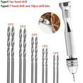 Ana Mini Tiny Micro HSS Spiral Hand Push Drill Chuck drill 0.33.2mm