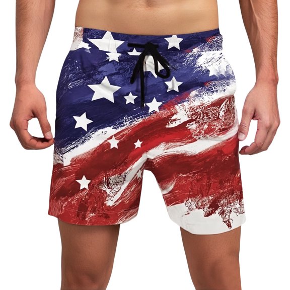 Venzia Men Big and Tall Swim Trunks, Bathing Suit Boardshorts