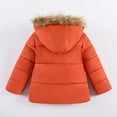 thumbnail image 6 of LFEOOST Winter Coat Children Winter Boy Jacket Coat Hooded Coat Fashion Kids Warm Clothes Ski Coats Orange 2-3 Years, 6 of 9
