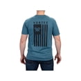thumbnail image 4 of Vortex Optics Men's Salute Short Sleeve Crew Neck T Shirt Steel Blue Heather 3XL, 4 of 4