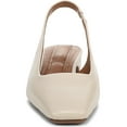 thumbnail image 3 of Franco Sarto Women's Lyanna Slingback Pump Ivory White Leather 9M, 3 of 5