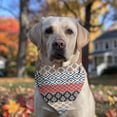 thumbnail image 2 of Dog Bandana 1 Pack,Multicolor Geometric Boho Pattern Bandanas for Dogs,Cat Bandana,Small/ Large Dog Bandana 2 Size,Dog Bandanas Girl Boy, 2 of 5