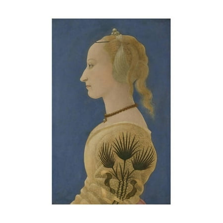 Portrait of a Lady, Ca 1465 Print Wall Art By Alesso